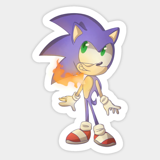 Sonic the Hedgehog Sticker by SpookytheKitty2001